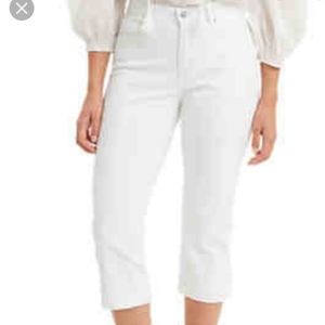 Levi's mid-rise cuffed capris jeans (12)